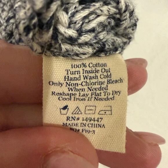 The Normal Brand Men's Black and White 100% Cotton Crewneck Sweater - Picture 4 of 4